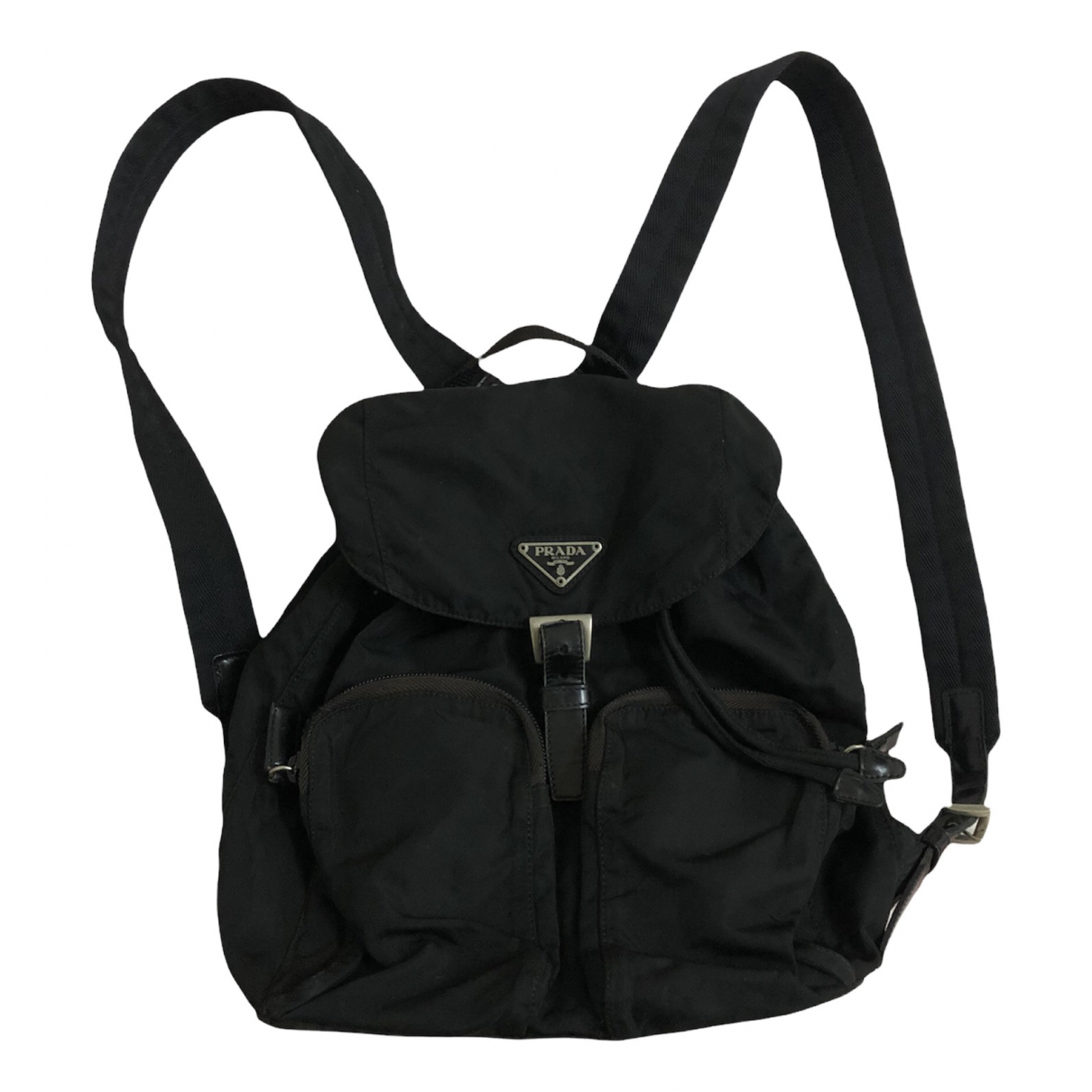 Re-nylon backpack Prada Black in 